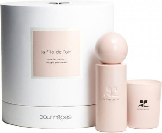 Set Courreges: La Fille De L'air, Eau De Parfum, For Women, 100 ml + La Fille De L'air, Scented Candle, 190 g