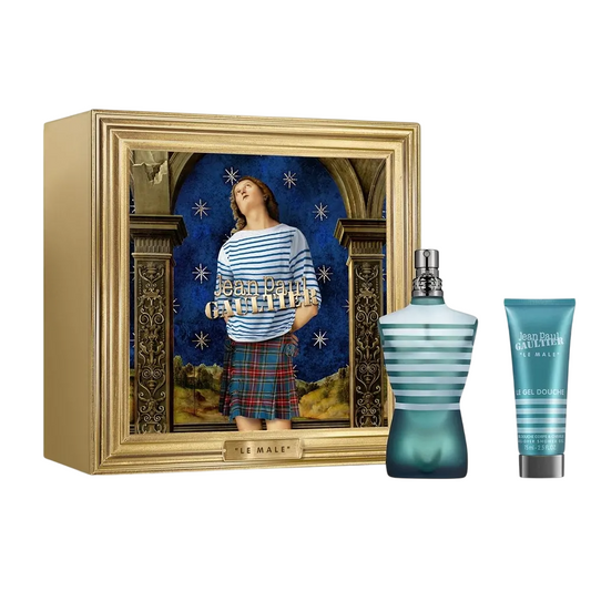 Set Jean Paul Gaultier: Le Male, Eau De Toilette, For Men, 125 ml + Le Male, Cleansing, Shower Gel, For All Skin Types, 75 ml