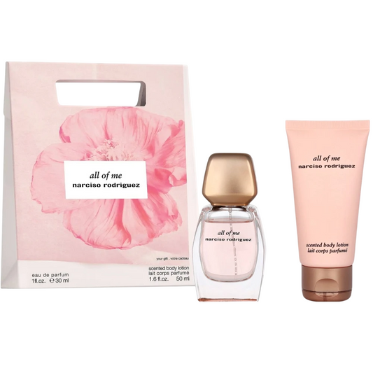 Set Narciso Rodriguez: All Of Me, Eau De Parfum, For Women, 30 ml + All Of Me, Hydrating, Body Lotion, 50 ml