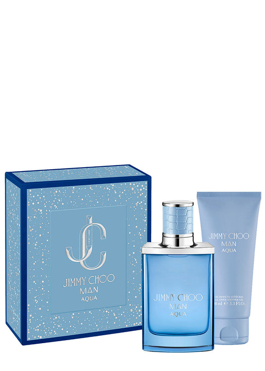 Set Jimmy Choo: Aqua, Eau De Toilette, For Men, 50 ml + Aqua, Shower Gel, For All Skin Types, 100 ml